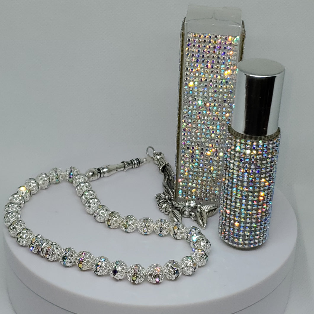 Attar (Perfume) and Tasbeeh (Rosary) exclusively by HEAVENLY PERFUMES CANADA